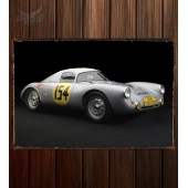 Металлическая табличка Porsche 550 Coupe